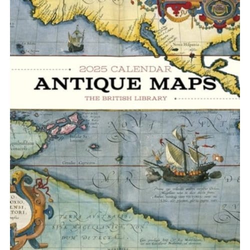 Antique Maps 2025 Wall Calendar - Pomegranate