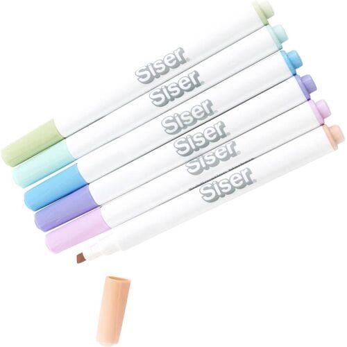 Siser Sublimation markers Pastel Pack Perzik, Zeegroen