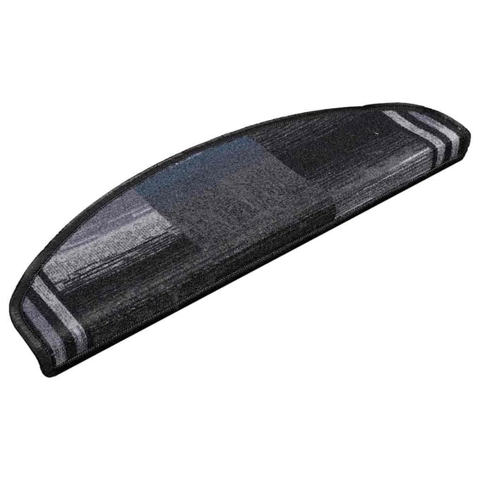 vidaXL - Trapmatten - zelfklevend - 5 - st - 65x21x4 - cm - zwart - en - grijs