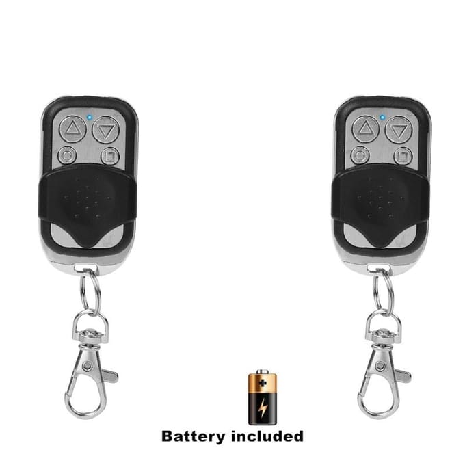 Télécommande universelle 433 MHz sans fil RF pour portails électriques, porte de garage, voiture, moto, système d'alarme Clone Remotes
