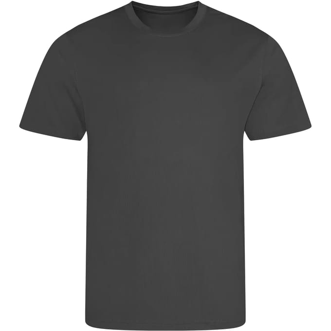 Just Cool Recycled Cool T JC201 - Charcoal (Solid) - S