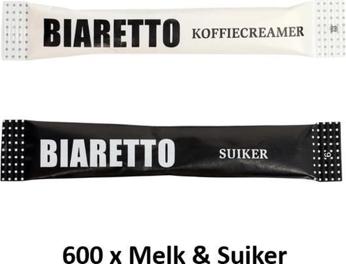 Biaretto Creamer sticks 600x en Suiker sticks 600x