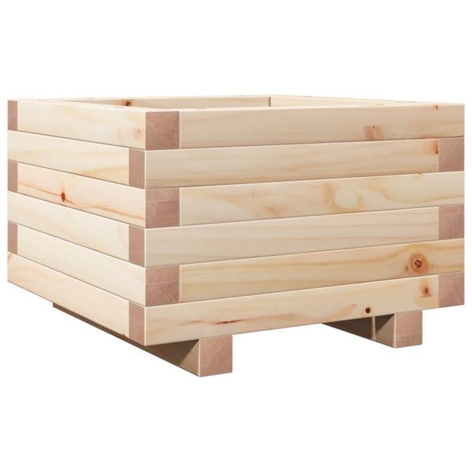 vidaXL - Plantenbak - 40x40x26,5 - cm - massief - grenenhout
