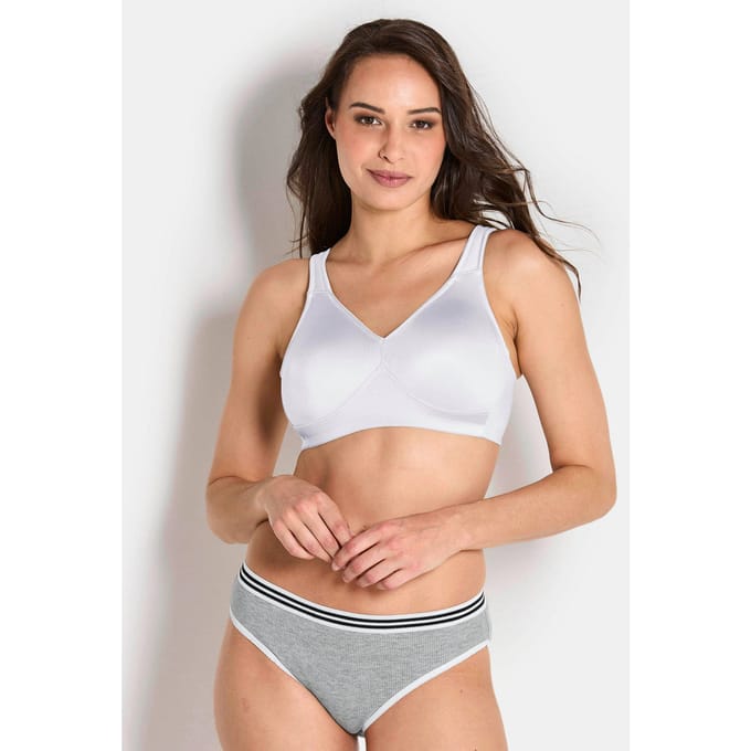 Beha zonder beugels, met softcups - wit - Gr. 100 E van Goldner Fashion