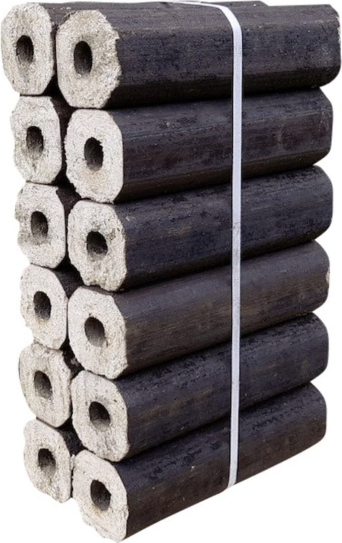 PINI KAY hardhouten briketten - 12 stuks - 10 kg.