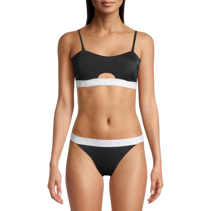 FILA Sanming Bandeau Bikini Black Maat: XL | Bikini's Outlet | Dames | Zwart