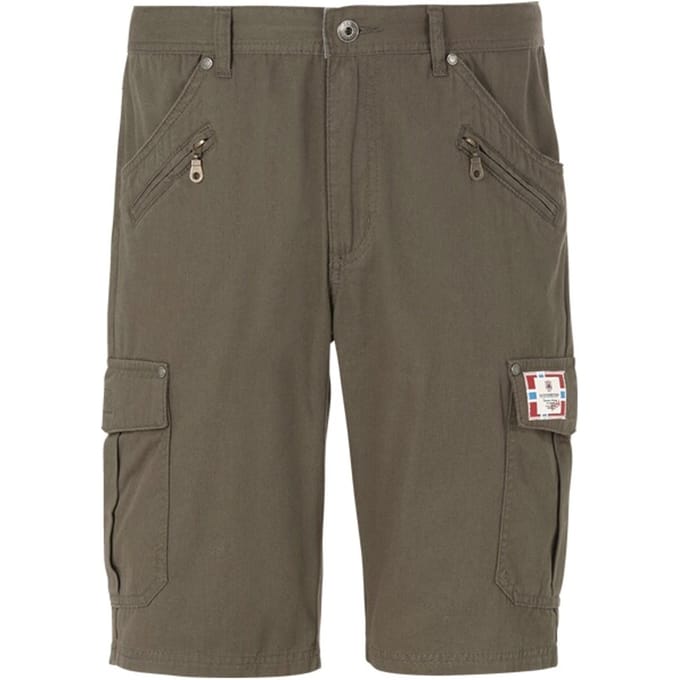 Jan Vanderstorm herren Lage Taille Bermuda - 60 - olijf - Plus Size