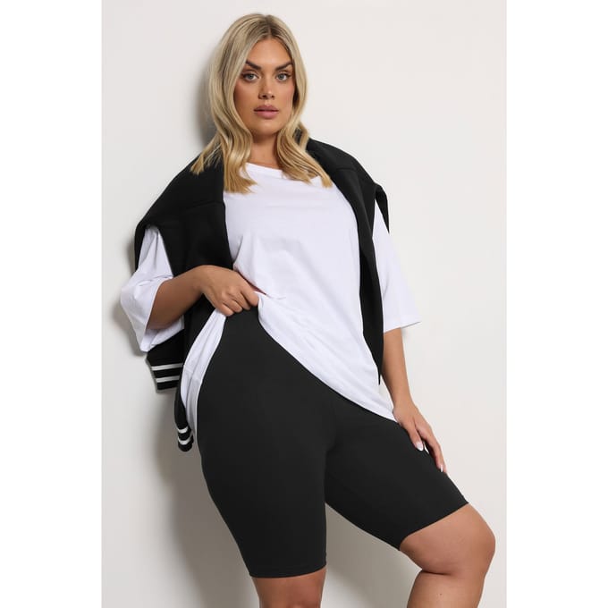 Yours Short Van Katoen In Zwartsize 46