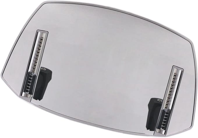 Motor windscherm - Spoiler verlenging - Windbescherming - Universele pasvorm - 30 cm - Grijs