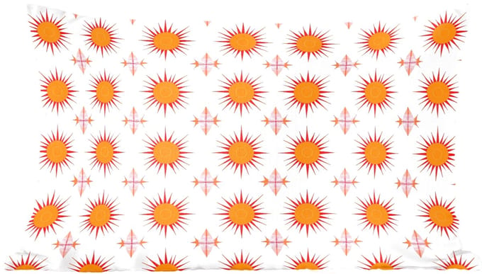 Sierkussens - Kussentjes Woonkamer - 60x40 cm - Zon - Patroon - Roze