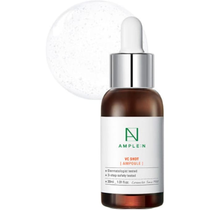 AMPLE:N VC Shot Ampoule Éclaircissante 30ml – Sérum Soin Éclat & Teint white