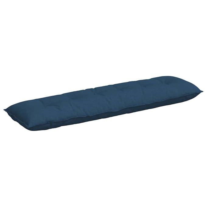 vidaXL - Rugkussen - Blauw - 200 - x - 19 - x - 50 - cm - Stof