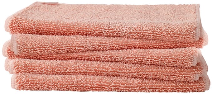 Microvezel vaatdoek - keukendoek - duurzaam - 4-pack - roze - 25x25cm