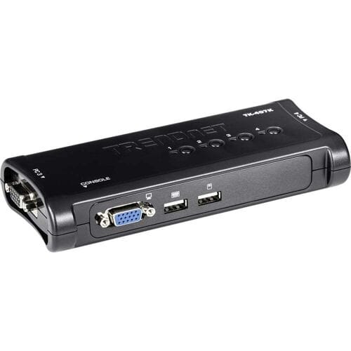 TRENDnet 4-Port USB KVM-schakelaar Kit