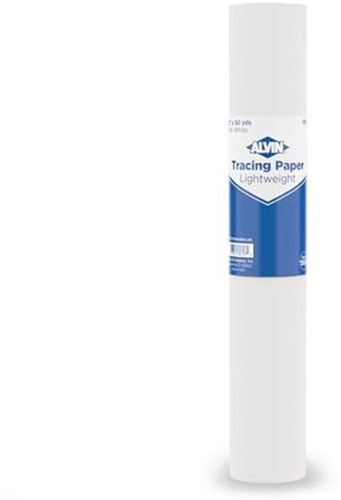 Lichtwit transparant papier rol 30,5 cm x 50 meter