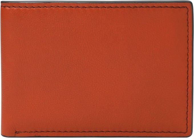 FOSSIL Portemonnee Steven FPW Bifold Wallet Persimmon Terracotta