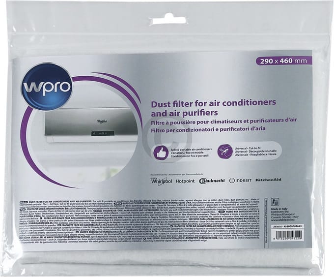WPRO - Universele filter voor airco 290 X 460 MM - 484000008643