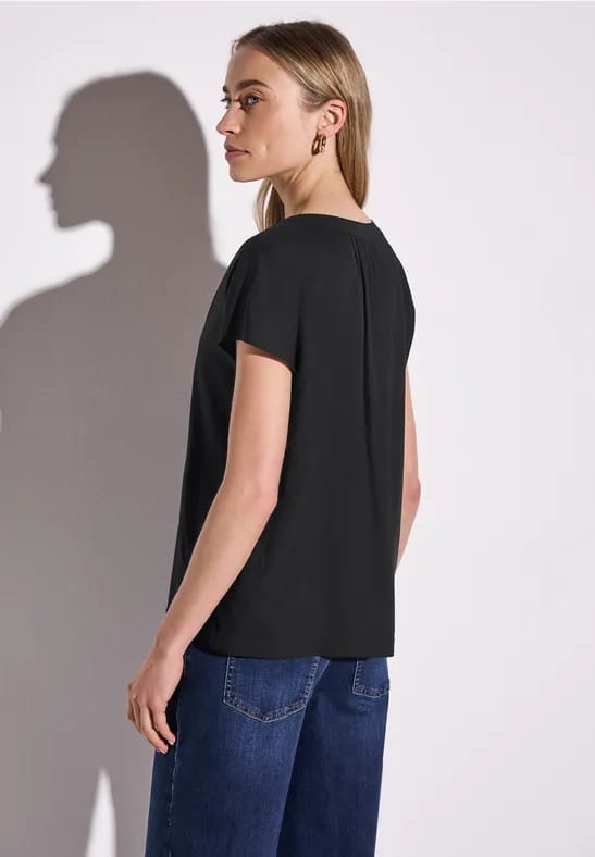 Blouse in effen kleur