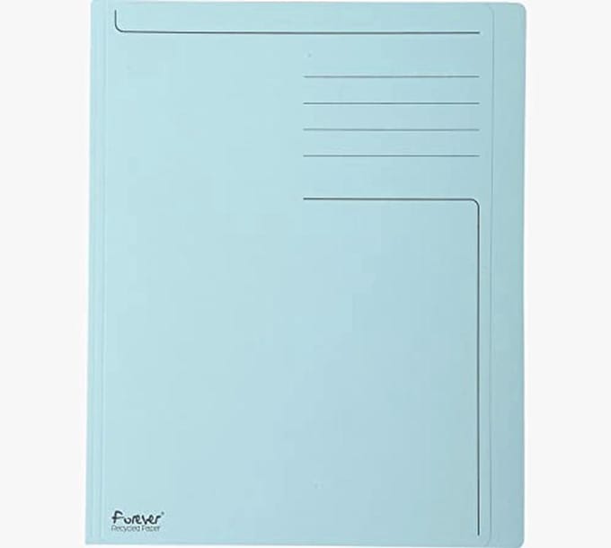 Recycled Cardboard A4 Covers 280g - Blue - Pack of 100