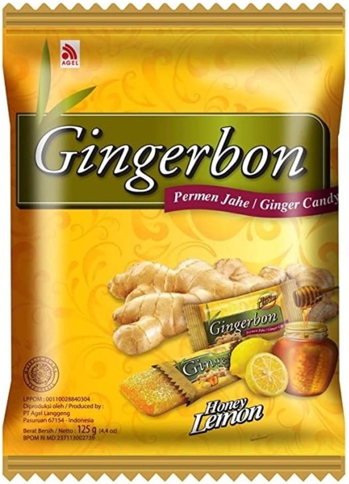 Agel Gingerbon Honey Lemon Candy (125g)