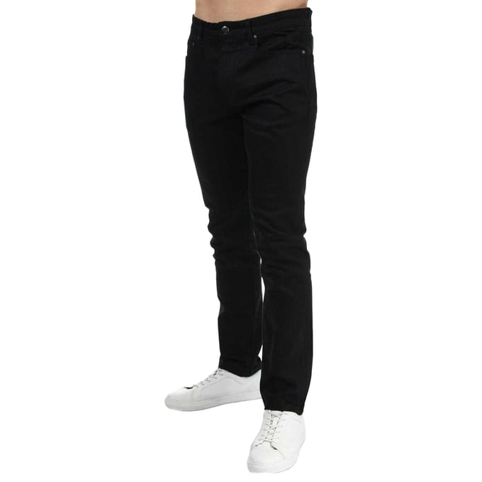 Weekend Offender Heren Tapered Jeans (Zwart)