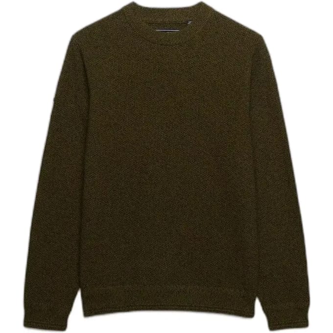 Superdry - Textuur Gebreide Trui Relaxed Pasvorm - Heren - Sweaters