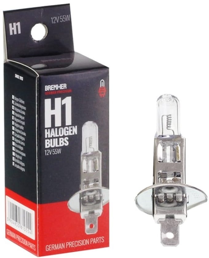 h1 gloeilamp halogeen - 12v 55w - e4 keurmerk - gloeilamp - koplamp