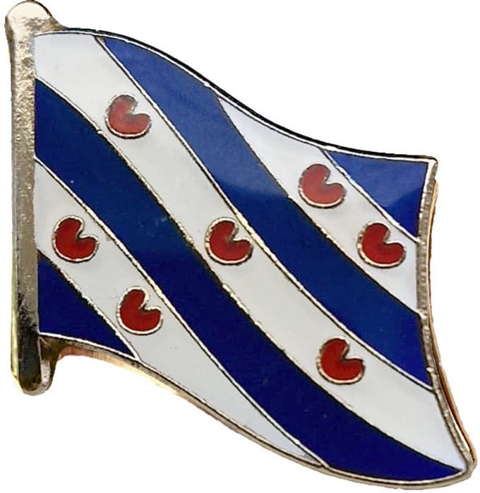 CombiCraft vlag pin Friesland 18 x 14 mm - per 5 stuks