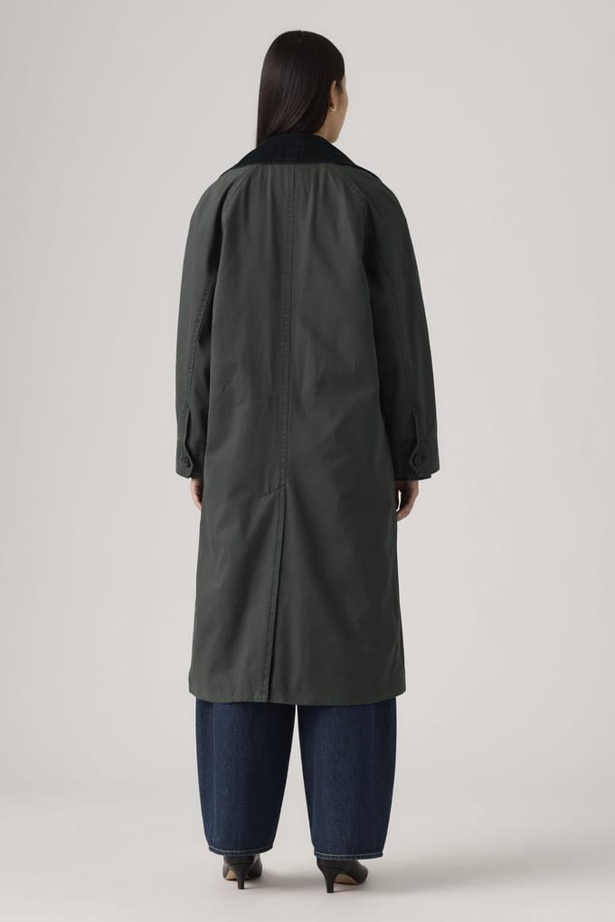 Levi's Bree Barn Trench Coat Grey Taglia: S | Trench Outlet | Donna | Grigio