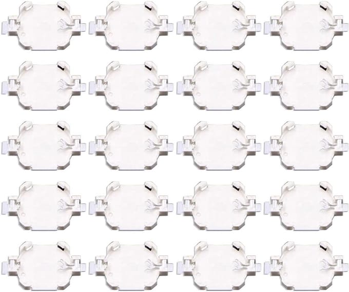 Batterijhouders - Knop Cel - Apparaten Voeden - Specifiek Ontwerp - 20 Stuks - Wit