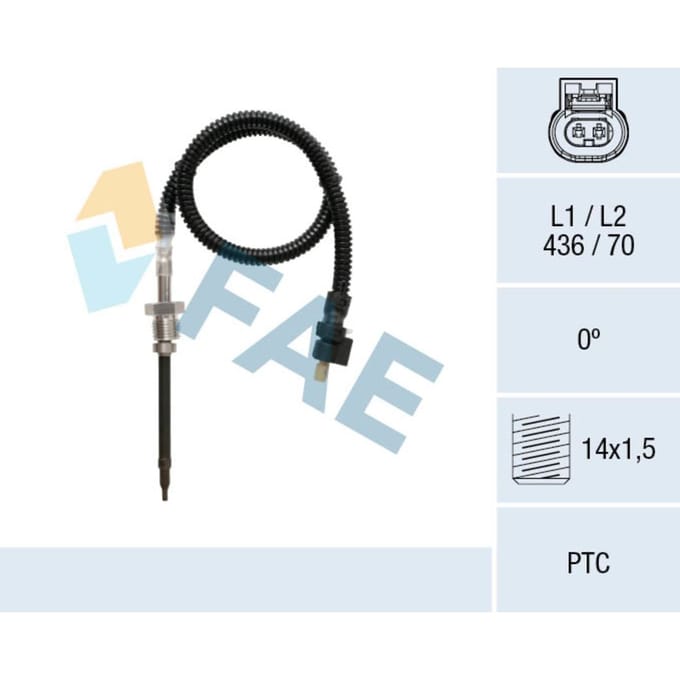 Sensor, uitlaatgastemperatuur FAE 68060