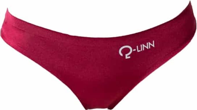 Thong / string, naadloos, Deep Red, bordeaux rood
