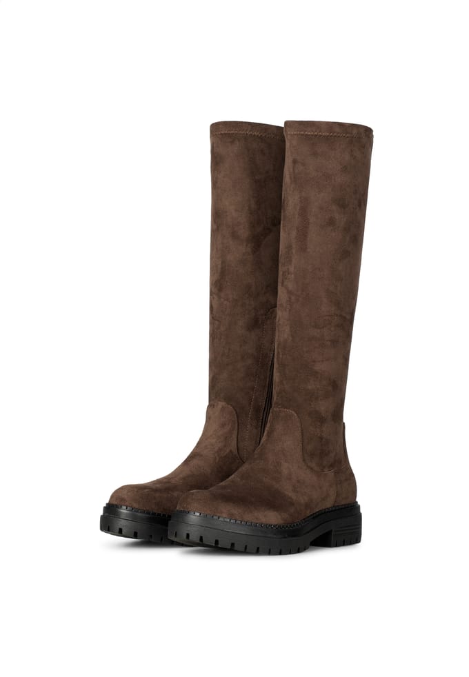 POSH by Poelman Cybele Dames Laarzen - Donker bruin