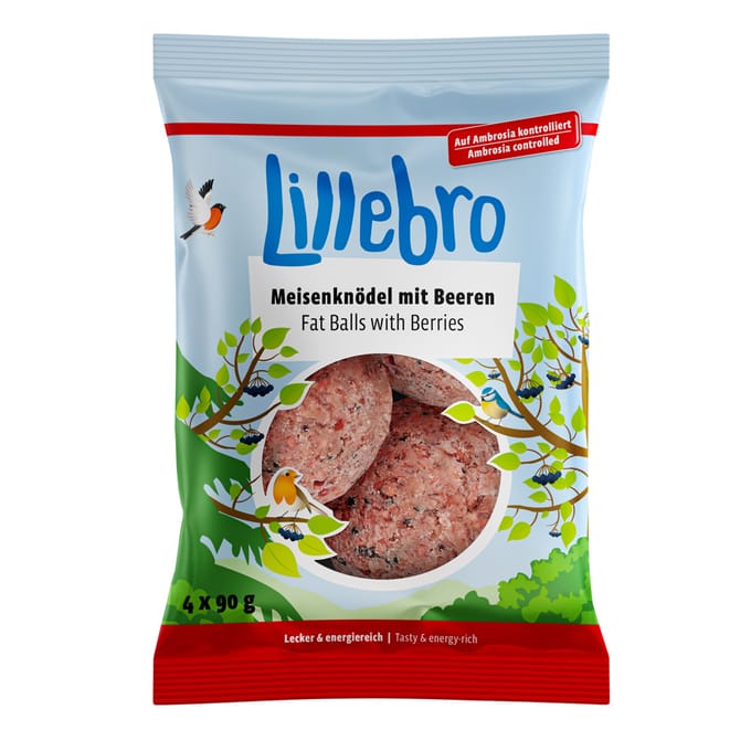 Lillebro Bessenbollen zonder net - 4 stuks a 90 g