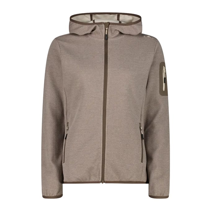 Hoodie met mesh-inzetten dames CMP Knit-Tech