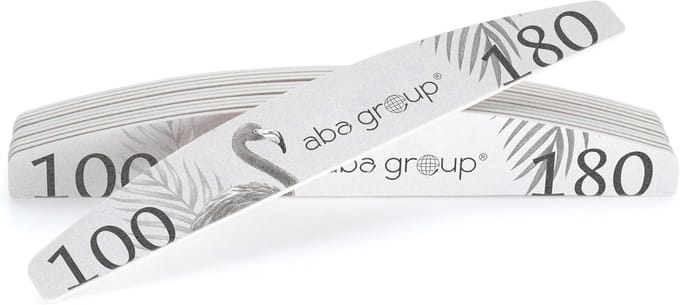 Professionele halve maan nagelvijlen 100/180 - Set van 10 duurzame disposable vijlen