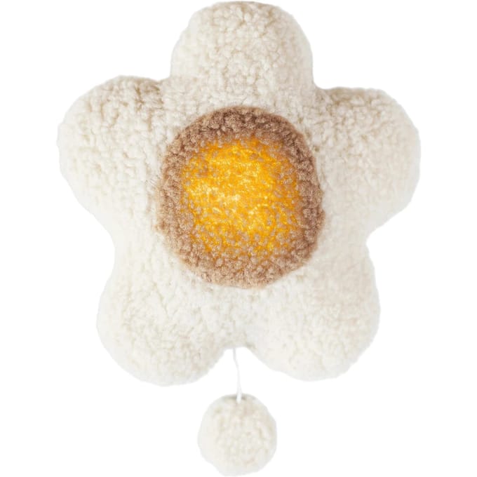 Mrs Ertha muziekdoosje met licht Flower