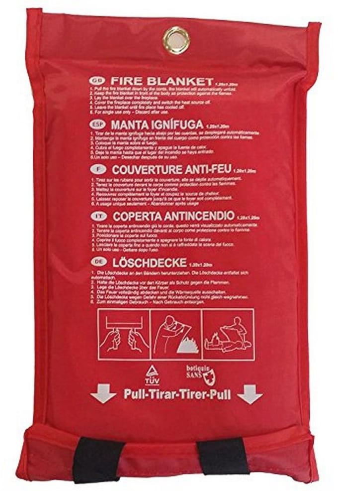 Zachte Branddeken 1,2 x 1,2 m - Veiligheid en Comfort