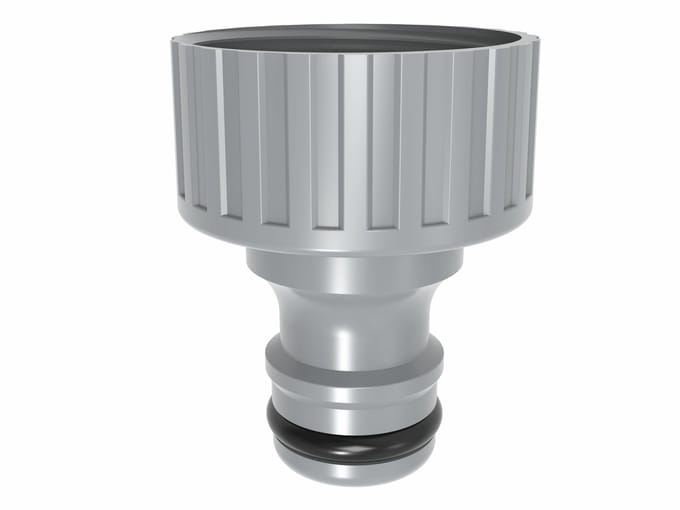AWTools - Kraanaansluiting - 1/2 inch - Grijs Grafiet - UV-bestendig