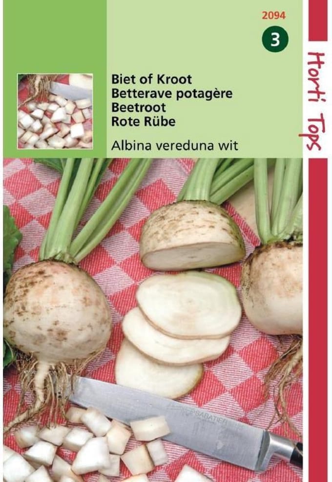 Hortitops - Bieten Albina Vereduna wit 3 gram