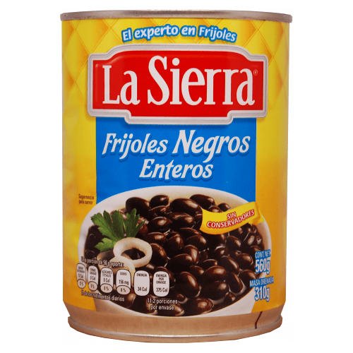 La Sierra Black Whole Beans 560g