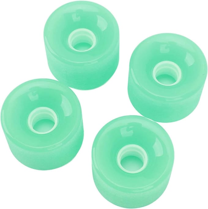 Longboard Wielen - Cruiser Set - Soepel Rijden - Stille Werking - 70x51mm 4 Stuks - Wit