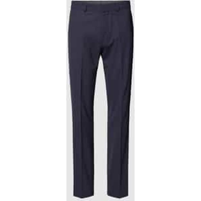 Slim fit pantalon met persplooien, model 'OULTIMATE'