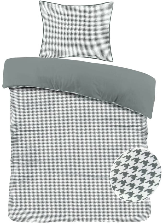 Papillon Joep Dekbedovertrek - Eenpersoons - 140x200/220 cm - groen