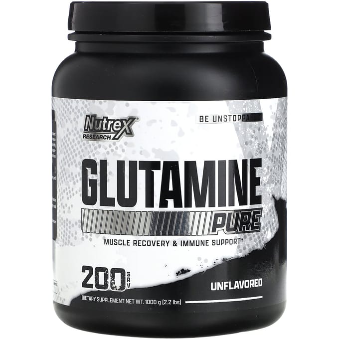Nutrex Research, Glutamine Pure, Non aromatisé, 2,2 lb (1 000 g)