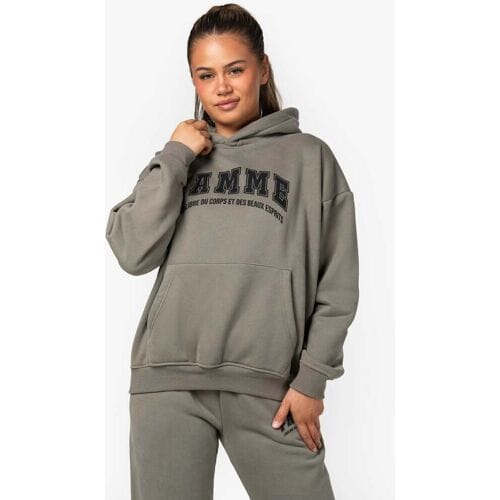 FAMME Équilibre Oversized Hoodie Green XS