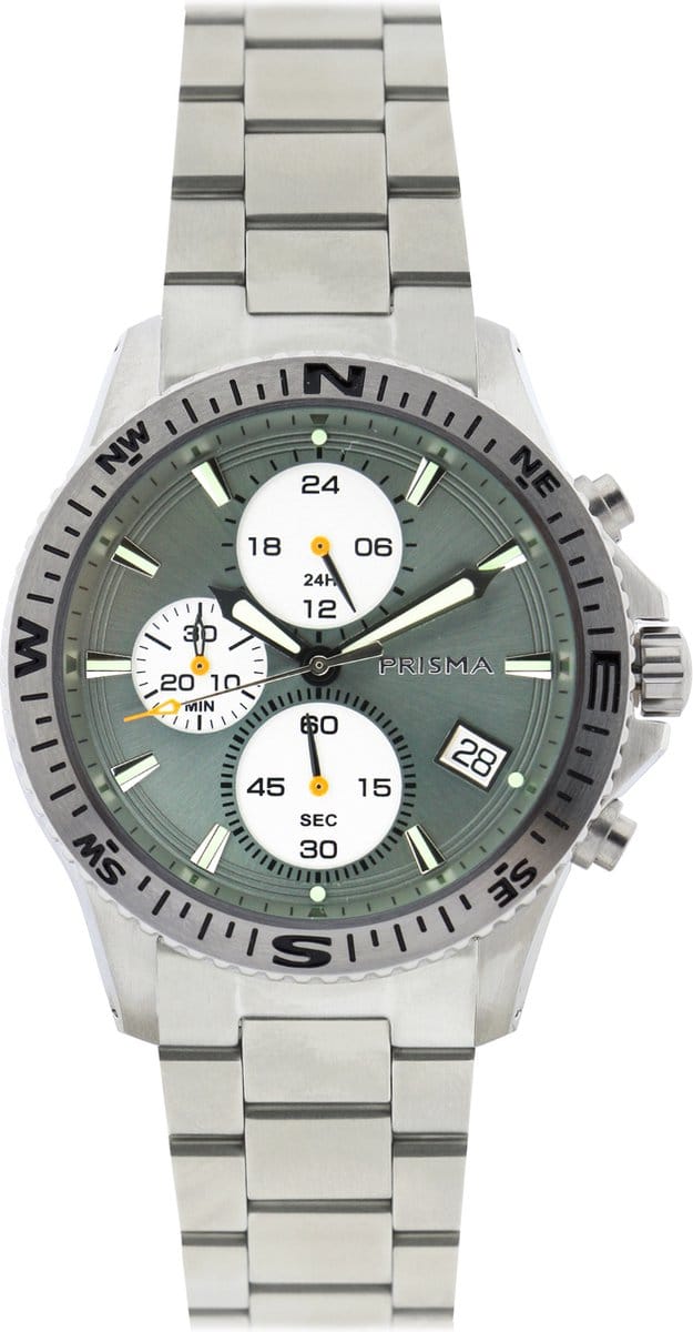 Prisma horloge P.2031 Chrono Explorer Gray 10 ATM