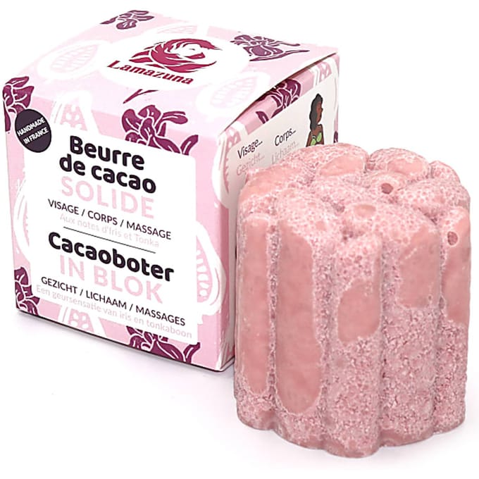 Lamazuna Cacaoboter Zeepblok - Iris en Tonkaboon