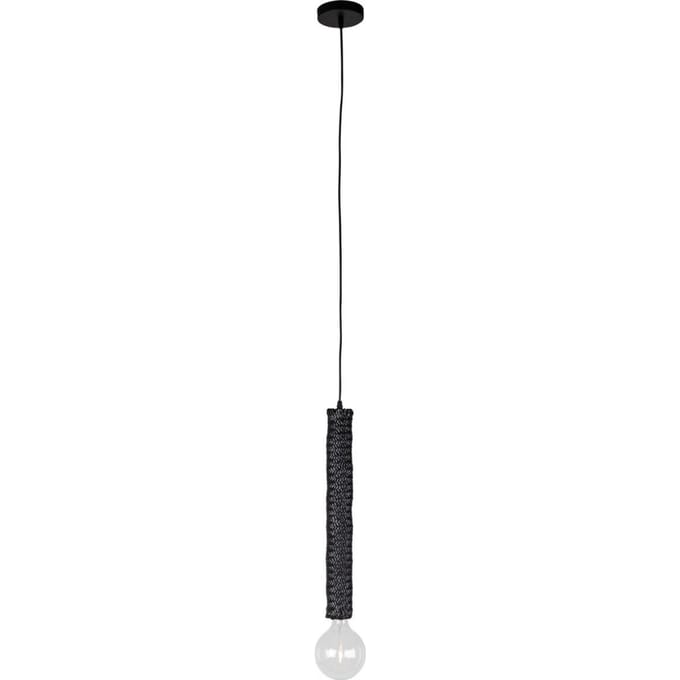 Dutchbone Tan Hanglamp Zwart - 230 V - 12x12x150cm