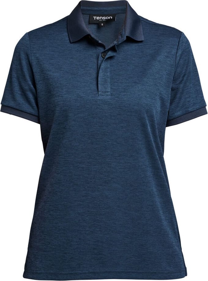 Tenson TXlite Melange Polo 465018061 - Donkerblauw - XS
